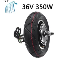 36V 350W 48V 500W Motor For 10 Inch Electric Scooter Disc Brake With 10x3.0 Inner Outer Tyre Folding Scooter Motor Wheel Parts