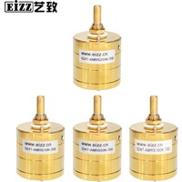 EIZZ Premium 10K 50K 100K 250K AMRS Resistors 24 Steps Stereo Volume Potentiometer Attentuator HIFI Audio DIY Sound Improve