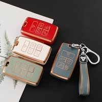 TPU Car Key Case Cover for Land Rover Defender Discovery Sport Range Rover Sport Velar Evoque for Jaguar XE XF Auto Accessories