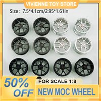 CADA Customized Wheel Hub Building Blocks Accessories Kit For LEGO MOC 1:8 Car 42172 42143 Wheels