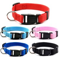 Pet Dog Collar Nylon Adjustable Clip Buckle Dog Collars Head Collars Size S/M/L/XL Puppy Large Dropshipping