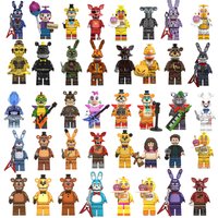 NEW FNAF Nights Game Figure Mini Figures Building BlocksSkeleton Thriller Toys gift kids toys mould king