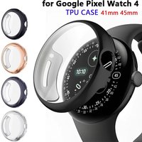 TPU Screen Protector Case For Google Pixel Watch 4 41mm 45mm Protective Cover Anti-Scratch For Google Pixel Watch 4 Accessories