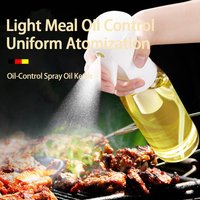200/300/500 ML Oil Spray Bottle Food Grade Plastic Oil Spray Pot for Cooking BBQ Air Fryer Household Kitchen YH001