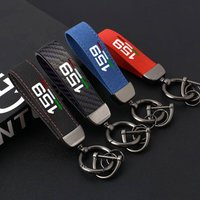 Suede KeyChain Detachable Metal 360 Degree Rotating Buckle Car Key Chain For Men Gift For Alfa Romeo 159 Car Accessorie