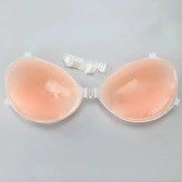 Silikon-BH, unsichtbar, Push-Up, sexy, trägerloser BH, Stealth-Klebstoff, rückenfrei, Brustvergrößerung für Frauen, klebrige Hochzeits-Bikini-BHs