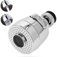 2 Modes ABS Plastic Water Saving Sprayer Swivel Tap 360 Degree Aerator Kitchen Faucet Extender Faucet Nozzle