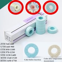 15pc Dental Laboratory Temperature Calibration Ring for Furnace Dental Lab for Ceramic Firing Furnace Temperature Measuring Tool
