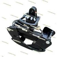 For Sale Small Hydraulic Tractor Log Grapple Forwarder Rotation Wood Grab Opening 700 Mm Width
