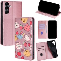 Magnetic Painted Pattern Leather Case for Samsung Galaxy S25 Ultra S25 FE S24 S23 S22 Plus A17 A07 A56 A36 A26 Protective Cover