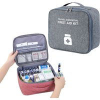 Empty Home Travel First Aid Kit Medicine Storage Bag Large Capacity Portable Medical Box Case Outdoor Survival Emergency Pouch