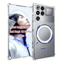 ZTE Red Magic 11S Pro Case for Magsafe Air Cushion Shockproof Airbag Silicone Back Cover Soft Case for Nubia Redmagic 11S Pro+