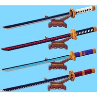 Samurai Sword Building Blocks Ninja Blade Katana Japanese Anime Butterfly Nichirin Knife Bricks Desktop Ornaments Toys Gifts