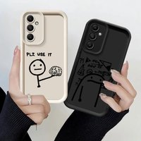 Soft Shell Phone Case for Samsung Galaxy A34 A32 A14 A16 A36 A24 A13 A33 A56 A26 A22 A23 A12 Match Man