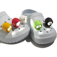 2pcs PVC LED Shoe Light Shoe Charms Accessories for Nighttime Walking DIY Slide Sandals Shoe Decoration Shoe Lights Gifts