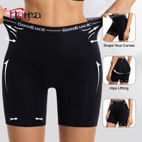 Flarixa 1/2/3PCS Ice Silk Safety Shorts Women High Waist Anti Chafing Thigh Panties Invisible Pants Under Dress Yoga Boxer Black