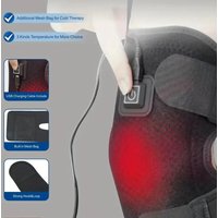 Electric Knee Heating Pad Heated Knee Brace Support for Arthritis Joint Old Cold Leg Knee Warmer