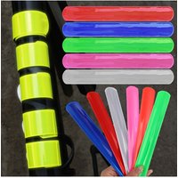 AliExpress NONE Cycling Pvc Reflective Bracelet Wristband Fun Run Star Should Support Safety Warning Reflective Ring Bracelet Concert Protection