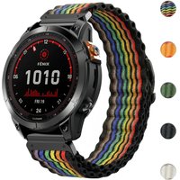 Quick Fit 26mm 22mm 20mm Nylon Strap For Garmin Tactix 8/Fenix 8 51mm 47mm 43mm Sports Bracelet Garmin Enduro3/Fenix 7S E 7X 6 5