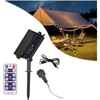 3.7V Solar Panel Controller With Remote Control 1200mAh LED Light String Control Box Lithium Battery Panel Electrical Equipment