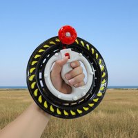 Kite Line Reel Waterproof Anti-Rust 1Pcs Durable Spool for Kite Flying Saltwater Fishing Outdoor Recreational Use