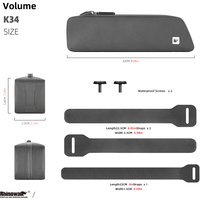 AliExpress LIXADA Rhinowalk Bike Top Tube Bag Waterproof Case With Bolt Mounted & Strap Aerodynamic Low Drag For Triathlon Gravel Mtb Road Bike