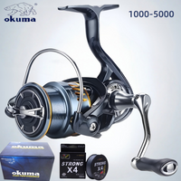 Okuma Precision Seamless Spinning Wheel Fish Wheel 1000-5000, Surface Anti Oxidation and Anti Rust Treatment