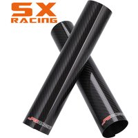 Motorcycle Carbon Fiber Front Fork Guard Wrap Cover Accessory For YAMAHA HONDA KTM EXC SX SXF XC XCF XCW 125 250 350 450 530 JFG