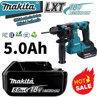 100% Original Makita 5Ah for Makita 18V Battery BL1830B BL1850B BL1850 BL1840 BL1860 BL1815 Replacement Lithium Batter