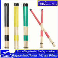 IRIN 1 Pair Drumsticks 40CM High Quality Bamboo Drum Brush Drumsticks Rods Jazz Drum Sticks Brushes Rod Percussion Accessories