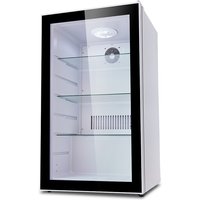 High Quality 95L Mini Fridge with French Door Portable Battery Operated Glass Door Cooler for Home Use and Hotel Application