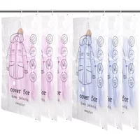 Reusable Hanging Vacuum Storage Bags for Clothes, Coats, Jackets, Hanging Compressible Storage Bag Space Saver Bags
