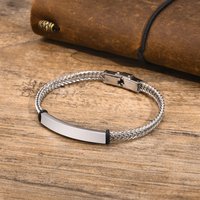 Mprainbow Double Cuban Chain Bracelets for Men Boys,Stainless Steel Charm Wristband, Waterproof Never Rust Jewelry Gift