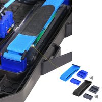 Aluminum Alloy Battery Holder for 1/10 TRAXXAS Raptor R Ford Raptor F150 Pickup Truck Four-wheel Drive RC Car Upgrade Accessory