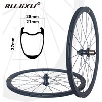 AliExpress NONE 700C Road Disc Carbon Wheelset 32 37 46 50 60 75mm Tubeless Compatible Wheels Center Lock Or 6-blot Lock 6 pawls 36T ratchet