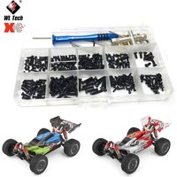 M2 M2.5 M3 Screw Fastener Kit Cross Sleeve Hex Wrench Swing Arm Pin Screws WLtoys 144001 124016 124017 124018 124019 1/14 1/12