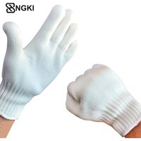 200 Degree High-temperature Resistant Gloves Oven Mitts Knitting Heat Insulation Workshop Mould Gloves BBQ Kitchen Oven Gloves