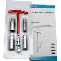 3 in 1 Car Motorcycle Repairing Tool Kit Spark Plug Removal Tool Socket Wrench 16mm & 21mm T-handle Wrench