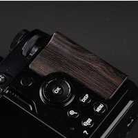 Lightweight Portable Design Solid Wood/Ebony/Walnut Wood/Rosewood Finger Handle Anti-slip Sticker For Nikon ZF Digital Cameras
