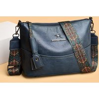 Luxury Brand Women PU Leather Messenger Bag Large Capacity Single Shoulder Crossbody Bag Soft Leather Handbag Fashion Female Gif