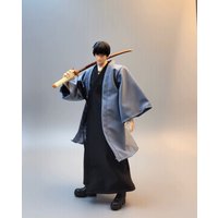1/12 Jujutsu Kaisen Fushiguro Toji Martial Arts Clothing Anime Action Toys Model Accessories Cloth Clothes Built In Iron Wire