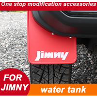 Suitable for Suzuki Jimny 2019-2025 black/red car mudguard Exterior Accessories Car mudguard decorative panel, tire mudguard