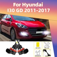 2Pcs Led Car Fog Lamps For Hyundai I30 GD 2011 2012 2013 2014 2015 2016 2017 Front Fog Light Bulbs Canbus