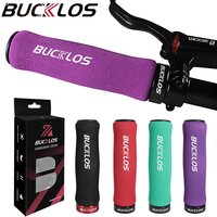 BUCKLOS Bicycle Handles Mtb Soft Sponge Bike Grips Lock on MTB Handlebar Grips Shock Absorption Mountain Bike Grip Bicycle Part