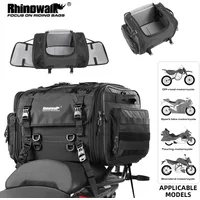 Rhinowalk Motorcycle Tail Bag Waterproof 26L/45L/60L/80L Expandable Rear Seat Bag Travel Luggage Accessories For Most Motorcycle image 4