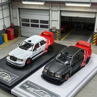 Diecast RM 1:64 Scale Benz W124 190E Alloy Car Model