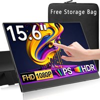 15.6 Inch Portable Touch Monitor 1920*1080P FHD IPS 1000:1 16:9 With Type-C Mini HDMI For Phone LaptoP TV XBox PS4/5 Mac Switch