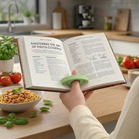 1/5 Pcs Page Holder Keeps The Book Open Silicone Thumb Reader Book Accessories Bookmarks