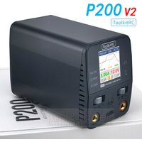 ToolkitRC P200 V2 Power Supply Adapter 30V AC100W DC200W 10A Compatible Charger Adjustable Desktop Display Output Tybec
