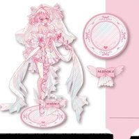 Puella Magi Madoka Magica Anime Figures Stand Model Plate Kaname Madoka Plate Desk Decor Standing Girls Friends Gift Toy Cosplay